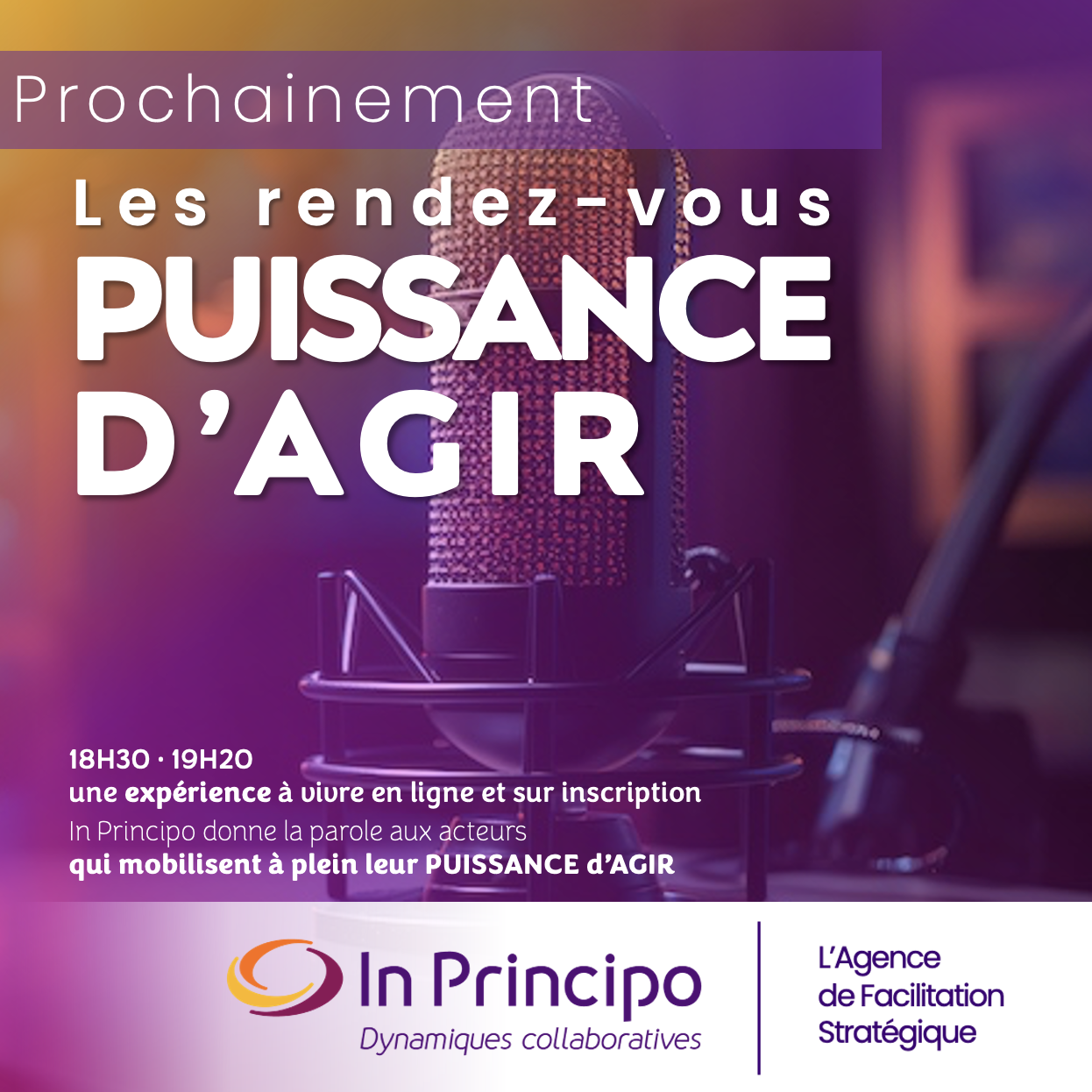 In Principo lance les « Rendez-Vous Puissance d’Agir »